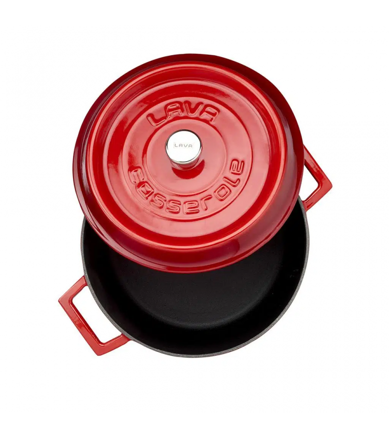 LAVA DÖKÜM YUVARLAK TENCERE TRENDY ÇAP (Ø) 24cm LAVA DÖKÜM YUVARLAK TENCERE TRENDY ÇAP (Ø) 24cm