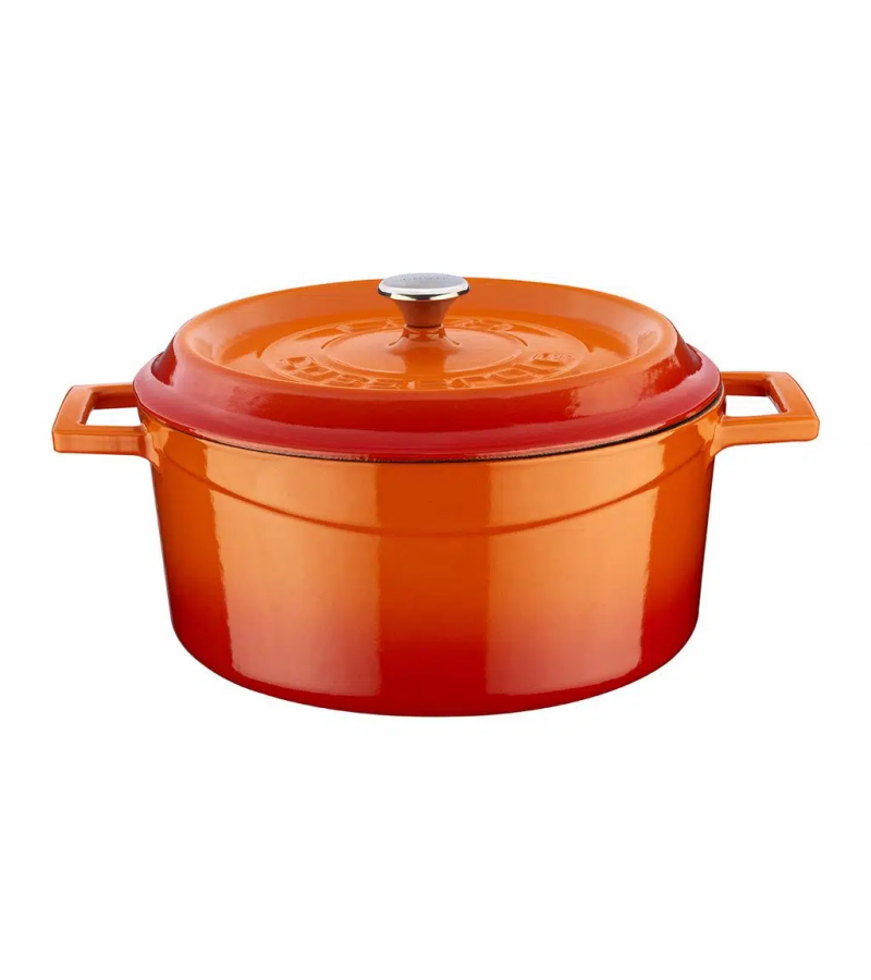 LAVA DÖKÜM YUVARLAK TENCERE TRENDY ÇAP (Ø) 24cm LAVA DÖKÜM YUVARLAK TENCERE TRENDY ÇAP (Ø) 24cm