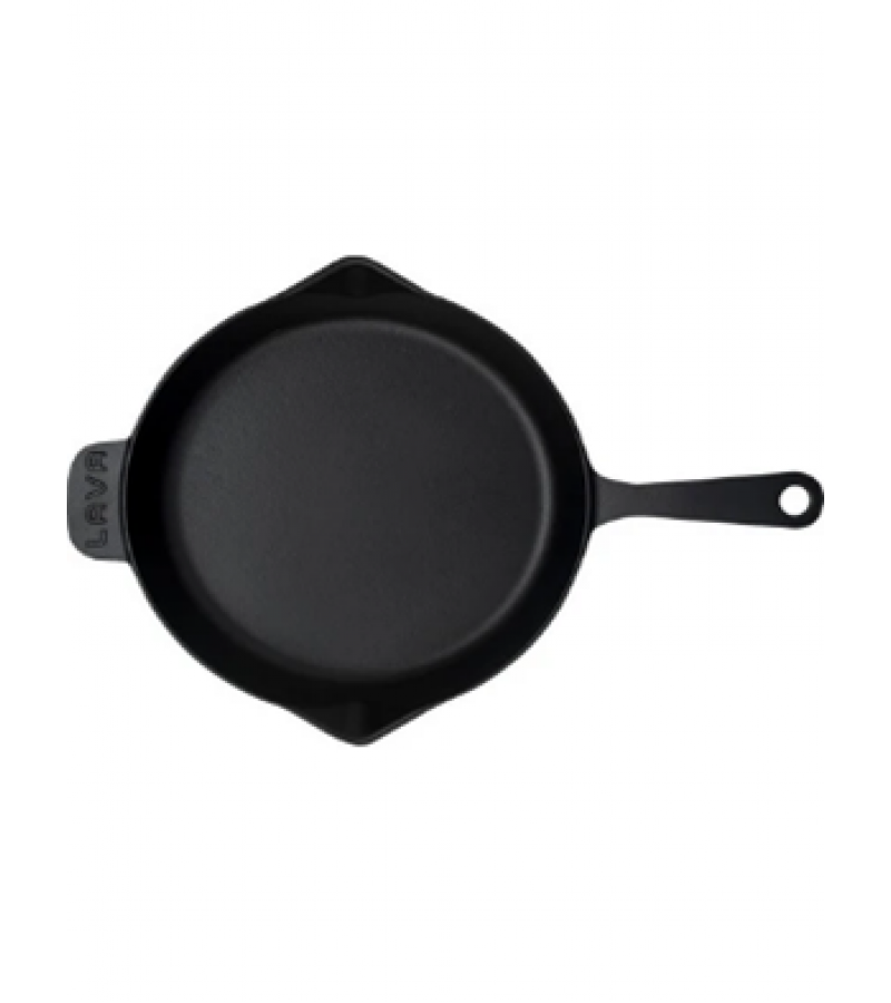 LAVA DÖKÜM YUVARLAK KIZARTMA TAVASI BORDO (Ø) 28 cm