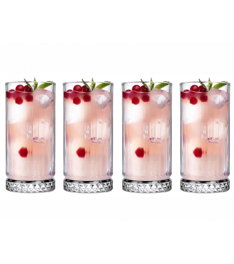 PAŞABAHÇE ELYSİA 4’LÜ SU MEŞRUBAT BARDAĞI 365 cc