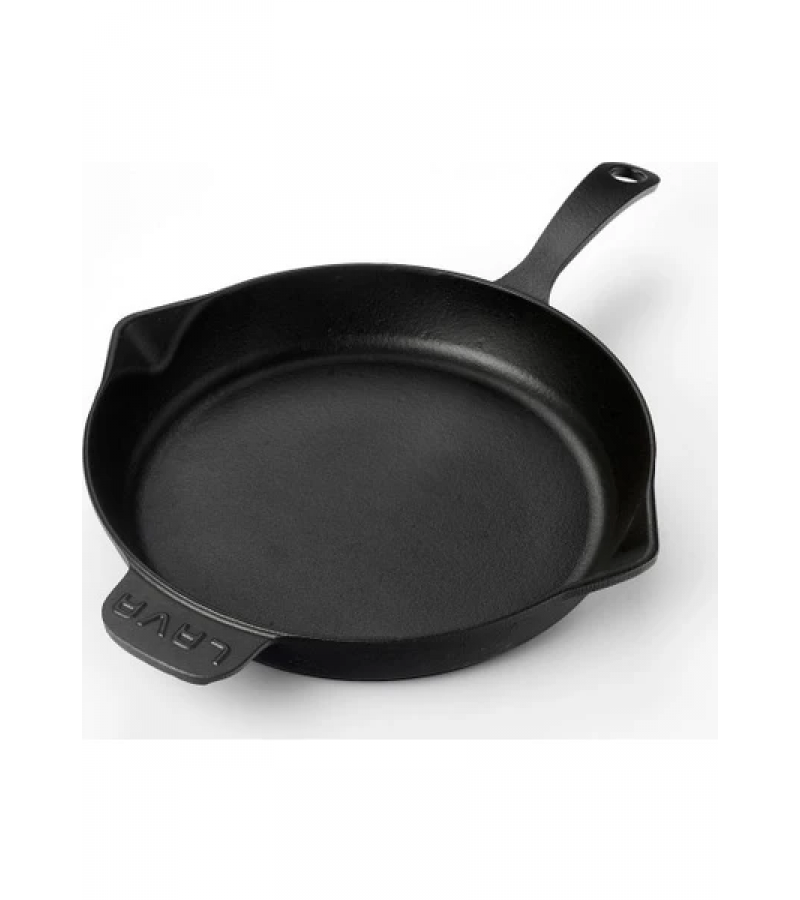LAVA DÖKÜM YUVARLAK KIZARTMA TAVASI BORDO (Ø) 28 cm